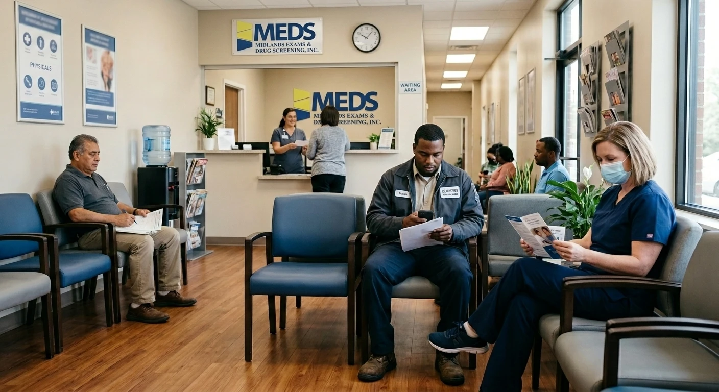DOT Physicals, Drug Screens, and Occupational Health Services in West Columbia